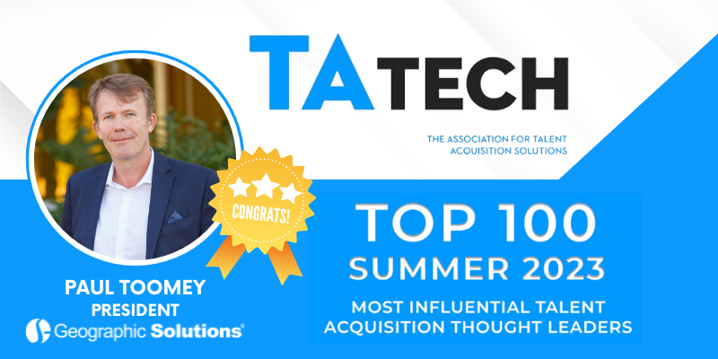Paul Toomey TA Tech Top 100 Thought Leader