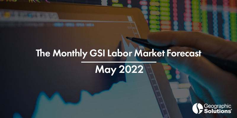Geographic Solutions Forecasts for 05/22 Labor Market Report