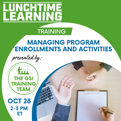 October Lunchtime Learning