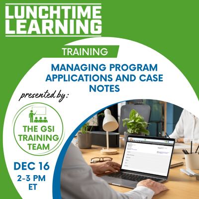 December Lunchtime Learning