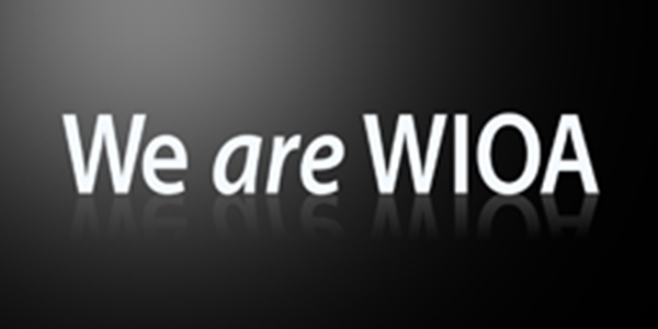 This slide depicts a graphic that says We are WIOA. This slogan signifies enhancements made to all client sites in 2015 to meet Workforce Innovation and Opportunity Act phase one guidelines.